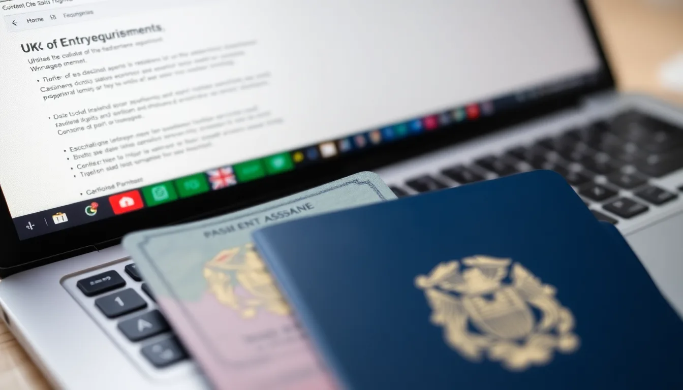 Traveller comparing passport nationality and Italian residence documents for UK ETA requirements
