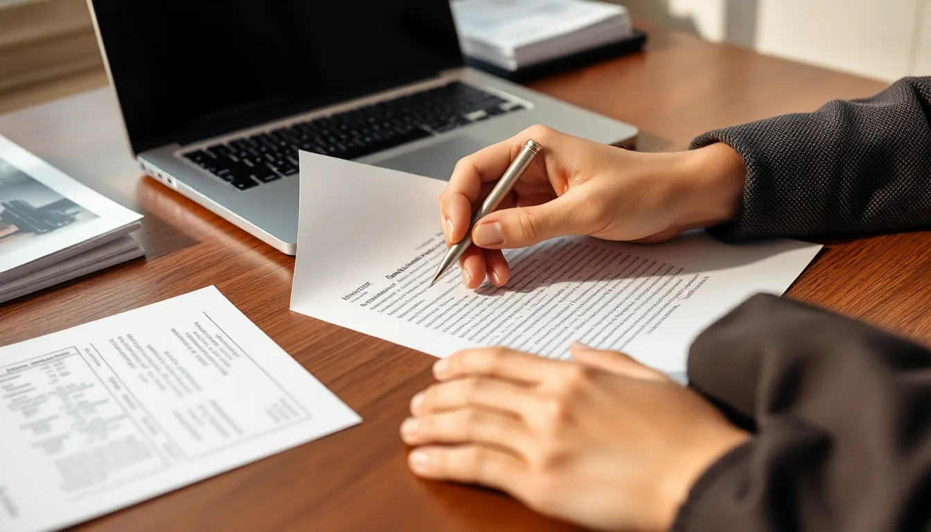 Person writing a UK visa invitation letter