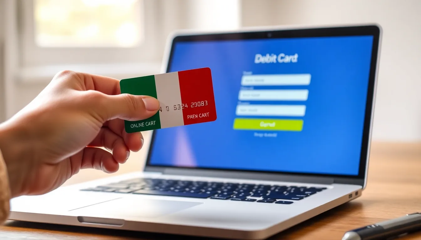 Italian traveller paying for a UK ETA application online