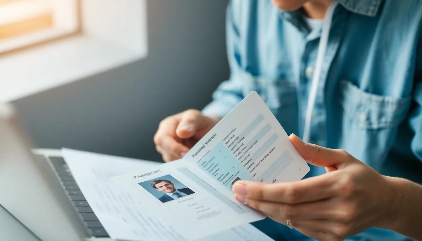 Traveller carefully preparing a UK ETA application